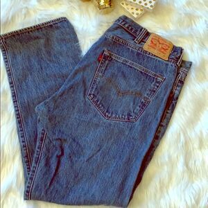ORIGINAL Levis 501 Button Fly High Rise Jeans 42x32 RARE Vintage